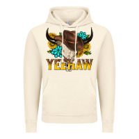 Vintage Artic yeehaw bull skull Vintage Hoodie - NancyCooperArtShop
