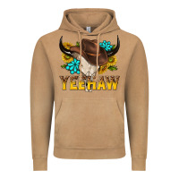 Vintage Camel yeehaw bull skull Vintage Hoodie - NancyCooperArtShop