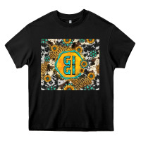 Black gigi sunflower turquoise Heavy Core Tee - Jasminsmagicworld