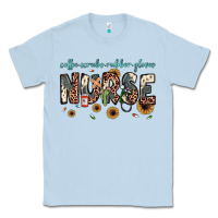 Dusty Blue nurse coffee scrubs rubber gloves Classic Tee - JahusDesignShop