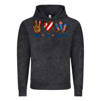 Vintage Black Peace Love Fireworks Vintage Hoodie - Jasminsmagicworld