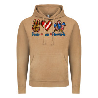 Vintage Camel Peace Love Fireworks Vintage Hoodie - Jasminsmagicworld