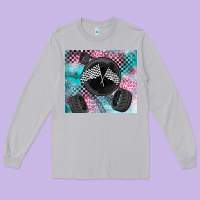 Racing Long Sleeve Tee Designed By Lillyallendesigns