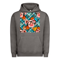 Pigment Tornado fall pig seamless pattern Urban Hoodie - BundleAndBundleShop