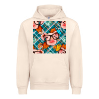 Sandshell fall pig seamless pattern Urban Hoodie - BundleAndBundleShop