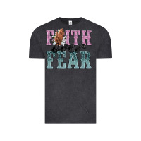Vintage Black faith over fear Vintage Tee - NancyCooperArtShop