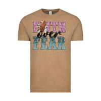 Vintage Coffee faith over fear Vintage Tee - NancyCooperArtShop