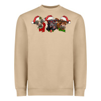 Mushroom christmas heifers Heavyweight Sweatshirt - LillyAllenDesigns