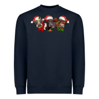 Navy christmas heifers Heavyweight Sweatshirt - LillyAllenDesigns