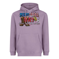 Lavender Memorial day honor ans remember Heavyweight Hoodie - CowGirlArtShop