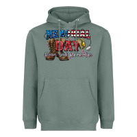 Sage Memorial day honor ans remember Heavyweight Hoodie - CowGirlArtShop