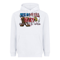 White Memorial day honor ans remember Heavyweight Hoodie - CowGirlArtShop