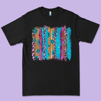 Gemstone And Pink Leopard Brushstrok Premium Tee Designed By Adodesignshop