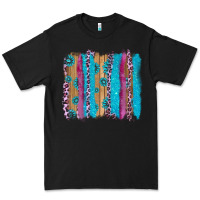 Black gemstone and pink leopard brushstrok Premium Tee - AdoDesignShop