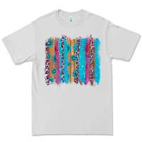 Dove Grey gemstone and pink leopard brushstrok Premium Tee - AdoDesignShop