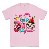 Bubblegum Pink little miss third grade Classic Tee - NancyCooperArtShop