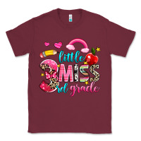 Burgundy little miss third grade Classic Tee - NancyCooperArtShop