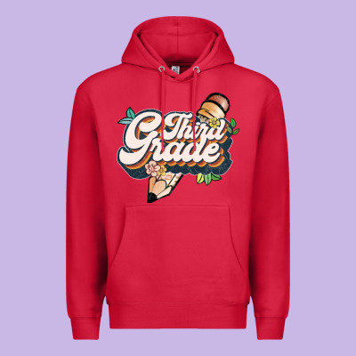 Third Grade Premium Hoodie Designed By Jahusdesignshop