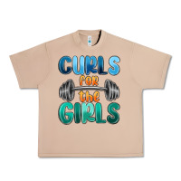 Burro curls for the girls Urban Heavy Tee - MaliasSmallBusiness