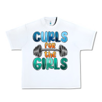 White curls for the girls Urban Heavy Tee - MaliasSmallBusiness