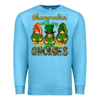 Shamrockin' With My Gnomies St. Patricks Day Premium Sweatshirt | Teevron