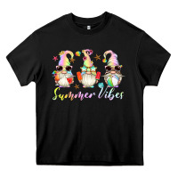 Black summer vibes gnomes Heavy Core Tee - Artiststas