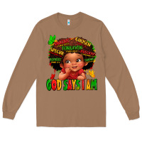 Toasted Coconut god says i am juneteenth kid Long Sleeve Tee - LillyAllenDesigns