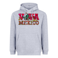 Heather Grey Viva Mexico Heavyweight Hoodie - HowdyJamesFarm