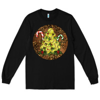 Black Softball Leopard  Christmas Long Sleeve Tee - RanaPortraitStore