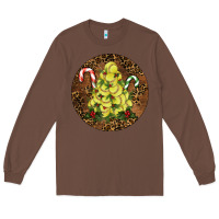 Chestnut Softball Leopard  Christmas Long Sleeve Tee - RanaPortraitStore