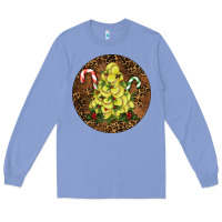 Colony Blue Softball Leopard  Christmas Long Sleeve Tee - RanaPortraitStore