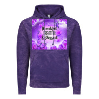 Cloud Purple thankful greatful blessed Vintage Hoodie - NancyCooperArtShop