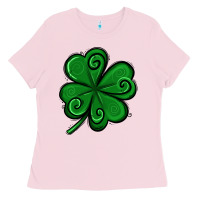 Bubblegum Pink St. Patrick's Day Shamrock Ladies Tee - Jasminsmagicworld