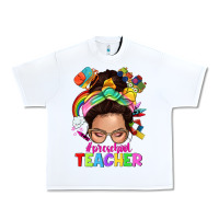 White preschool teacher Urban Heavy Tee - NancyCooperArtShop