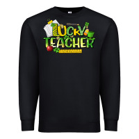 Black lucky teacher St. Patrick's Day Premium Sweatshirt - HowdyJamesFarm