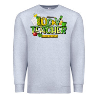 Heather Grey lucky teacher St. Patrick's Day Premium Sweatshirt - HowdyJamesFarm