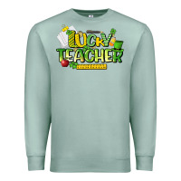 Seafoam lucky teacher St. Patrick's Day Premium Sweatshirt - HowdyJamesFarm