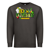 Smoke lucky teacher St. Patrick's Day Premium Sweatshirt - HowdyJamesFarm
