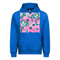Cobalt Western Medicine Seamless Pattern Urban Hoodie - BundleAndBundleShop