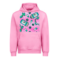 Fuchsia Pink Western Medicine Seamless Pattern Urban Hoodie - BundleAndBundleShop