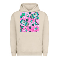Pigment French Oak Western Medicine Seamless Pattern Urban Hoodie - BundleAndBundleShop