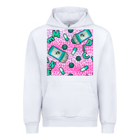 White Western Medicine Seamless Pattern Urban Hoodie - BundleAndBundleShop