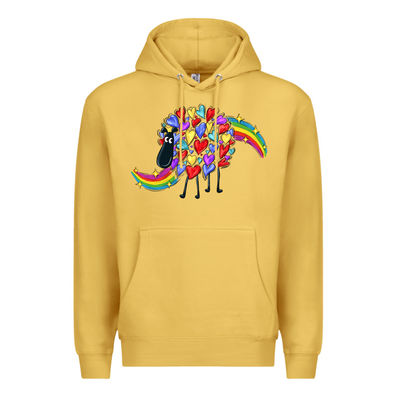 Rainbow Sheep Premium Hoodie by CowGirlArtShop | Teevron