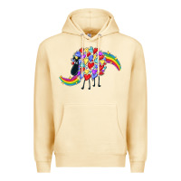 Pina Colada Rainbow sheep Premium Hoodie - CowGirlArtShop