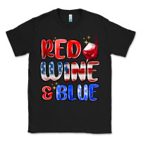 Black red wine and blue Classic Tee - MaliasSmallBusiness