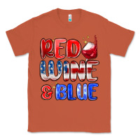 Copper red wine and blue Classic Tee - MaliasSmallBusiness