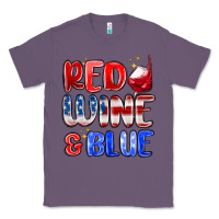 Lavender red wine and blue Classic Tee - MaliasSmallBusiness