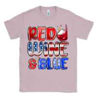 Lilac red wine and blue Classic Tee - MaliasSmallBusiness