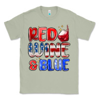 Matcha red wine and blue Classic Tee - MaliasSmallBusiness