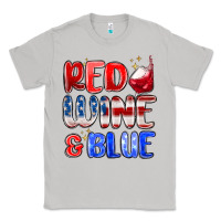 Moon Dust red wine and blue Classic Tee - MaliasSmallBusiness